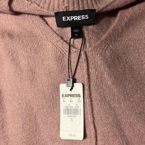 Oversized mauve express sweater